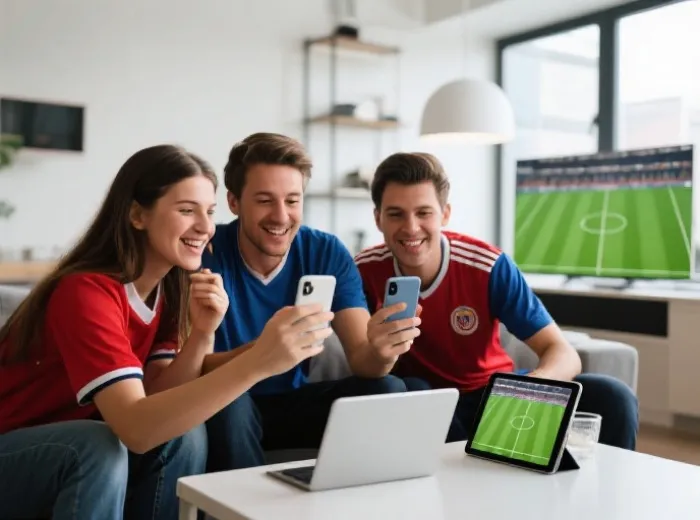 世界杯多端观赛场景